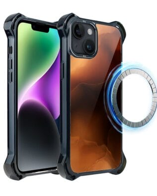 Etui do iPhone 14 IBIZU DropGuard Ultra z MagSafe, Twilight Dreams, Mars Sunset