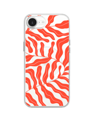 Etui do iPhone 17e z MagSafe przeźroczyste, silikonowe Flexi, rafa koralowa