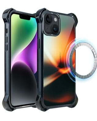 Etui do iPhone 14 IBIZU DropGuard Ultra z MagSafe, Twilight Dreams, Golden Hour