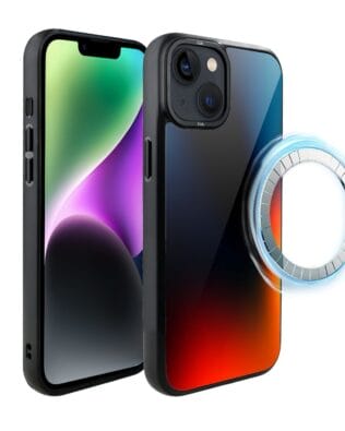 Etui do iPhone 14 Plus IBIZU DropGuard Matt z MagSafe, Twilight Dreams, Midnight Blue