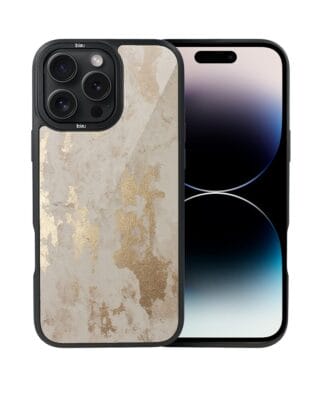 Etui do iPhone 14 Pro IBIZU DropGuard Matt z MagSafe, Ethereal Essence, Szampańskie złoto