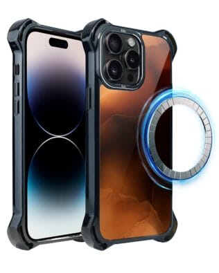 Etui do iPhone 14 Pro IBIZU DropGuard Ultra z MagSafe, Twilight Dreams, Mars Sunset