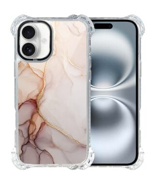 Etui do iPhone 16 Plus IBIZU DropGuard Ultra z MagSafe, Ethereal Essence, Różany alabaster