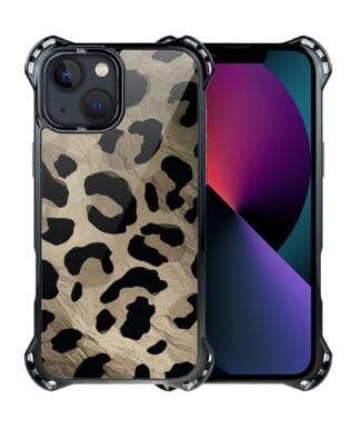 Etui do iPhone 13 IBIZU DropGuard Ultra z MagSafe, Zew natury, Dziki leopard