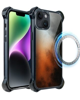 Etui do iPhone 14 IBIZU DropGuard Ultra z MagSafe, Twilight Dreams, Ember