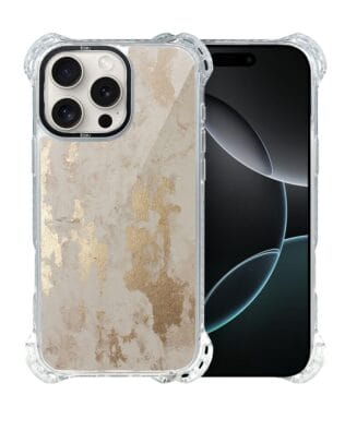 Etui do iPhone 16 Pro IBIZU DropGuard Ultra z MagSafe, Ethereal Essence, Szampańskie złoto