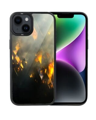 Etui do iPhone 14 Plus IBIZU DropGuard Matt z MagSafe, Twilight Dreams, Golden Sparks