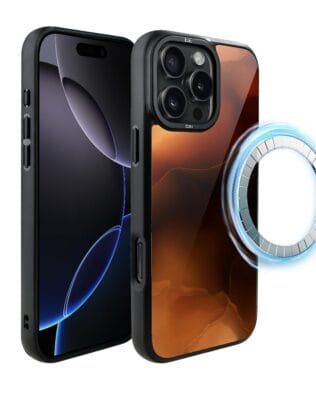 Etui do iPhone 16 Pro Max IBIZU DropGuard Matt z MagSafe, Twilight Dreams, Mars Sunset