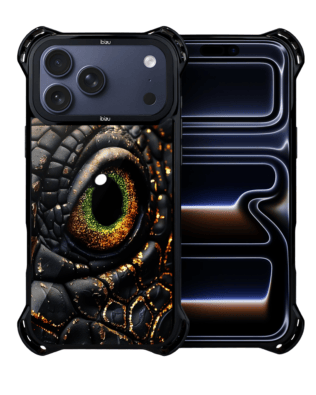 Etui do iPhone 17 Pro IBIZU DropGuard Ultra z MagSafe, Smoki, Amber Dragon