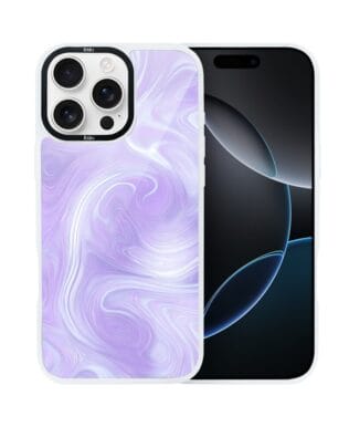 Etui do iPhone 16 Pro Max IBIZU DropGuard Matt z MagSafe, Ethereal Essence, Lawendowy wir