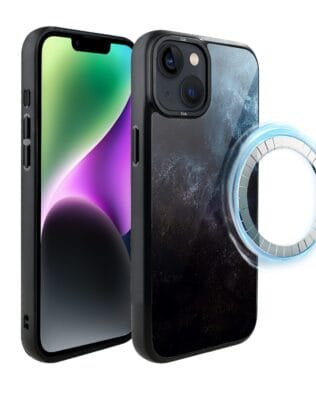 Etui do iPhone 14 Plus IBIZU DropGuard Matt z MagSafe, Twilight Dreams, Deep Ocean