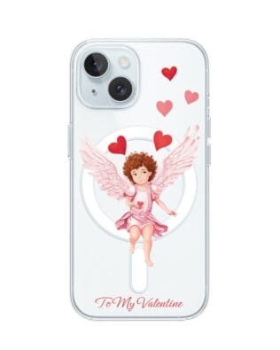 Etui do iPhone 15 z MagSafe przeźroczyste, silikonowe flexi, kupidyn