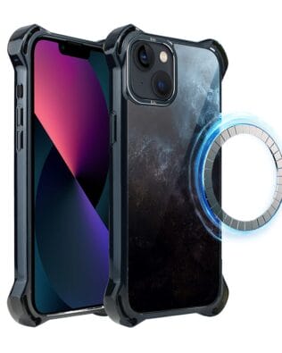 Etui do iPhone 13 IBIZU DropGuard Ultra z MagSafe, Twilight Dreams, Deep Ocean