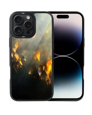 Etui do iPhone 14 Pro Max IBIZU DropGuard Matt z MagSafe, Twilight Dreams, Golden Sparks