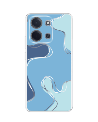 Etui do Xiaomi POCO C85 przeźroczyste, silikonowe Flexi, spokój oceanu
