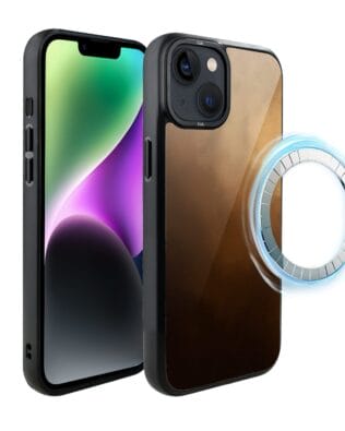 Etui do iPhone 14 Plus IBIZU DropGuard Matt z MagSafe, Twilight Dreams, Desert Storm