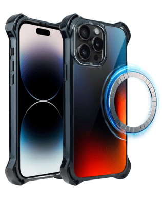 Etui do iPhone 14 Pro Max IBIZU DropGuard Ultra z MagSafe, Twilight Dreams, Midnight Blue