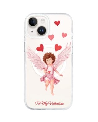 Etui do iPhone 14 z MagSafe przeźroczyste, silikonowe flexi, kupidyn