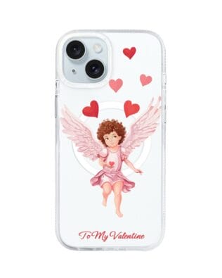 Etui do iPhone 15 z MagSafe przeźroczyste, silikonowe flexi, kupidyn
