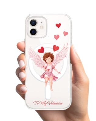 Etui do iPhone 12 Mini z MagSafe przeźroczyste, silikonowe flexi, kupidyn