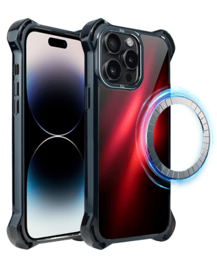 Etui do iPhone 14 Pro Max IBIZU DropGuard Ultra z MagSafe, Twilight Dreams, Czerwona Nebula