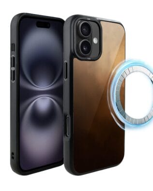 Etui do iPhone 16 Plus IBIZU DropGuard Matt z MagSafe, Twilight Dreams, Desert Storm