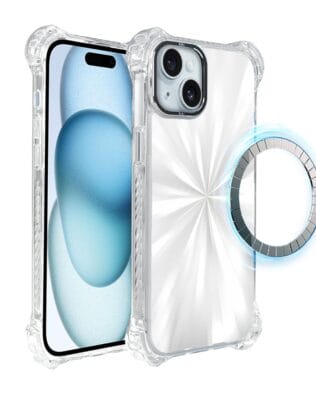 Etui do iPhone 15 Plus IBIZU DropGuard Ultra z MagSafe, Ethereal Essence, Perłowy blask