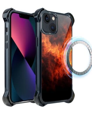 Etui do iPhone 13 IBIZU DropGuard Ultra z MagSafe, Twilight Dreams, Inferno Sky