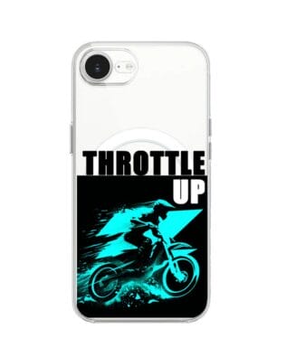 Etui do iPhone 17e z MagSafe przeźroczyste, silikonowe Flexi, Bikers, Cross na maxa