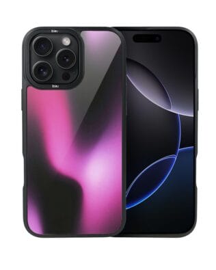 Etui do iPhone 16 Pro IBIZU DropGuard Matt z MagSafe, Twilight Dreams, Magenta Flow