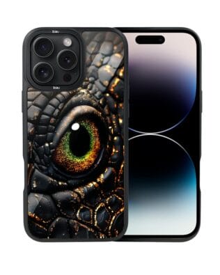 Etui do iPhone 14 Pro Max IBIZU DropGuard Matt z MagSafe, Smoki, Amber Dragon