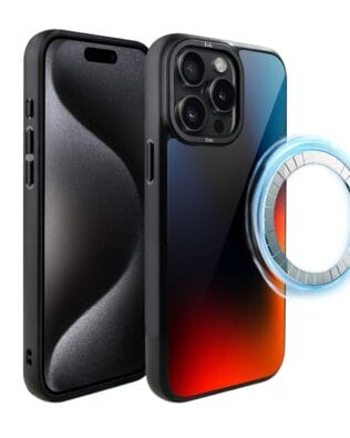 Etui do iPhone 15 Pro Max IBIZU DropGuard Matt z MagSafe, Twilight Dreams, Midnight Blue