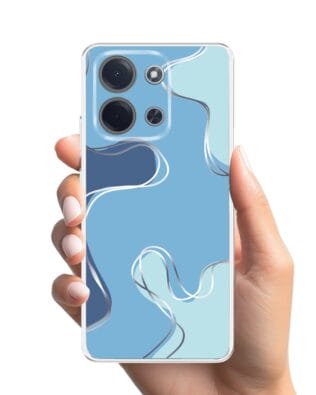 Etui do Xiaomi POCO C85 przeźroczyste, silikonowe Flexi, spokój oceanu