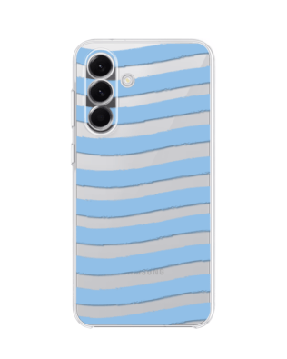 Etui do Samsung Galaxy A57 przeźroczyste, silikonowe Flexi, fale morskie