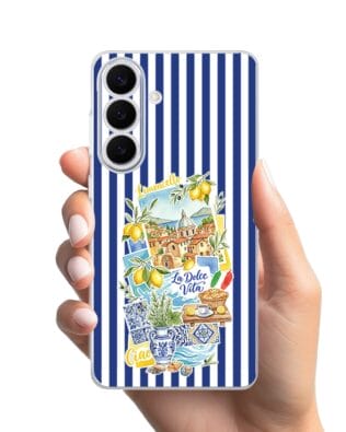 Etui do Samsung Galaxy S26 przeźroczyste, silikonowe Flexi, Italian Summer, Limoncello