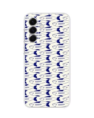 Etui do Samsung Galaxy A57 przeźroczyste, silikonowe Flexi, pływające rybki