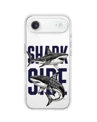 Etui do iPhone Air przeźroczyste, silikonowe Flexi, Summer Patterns, Shark side