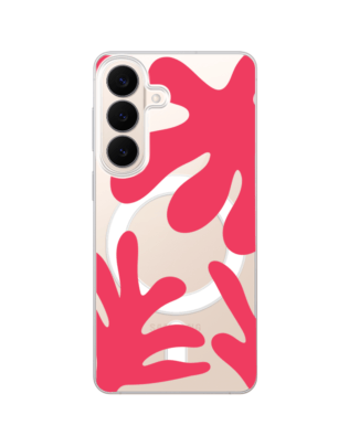 Etui do Samsung Galaxy S26 Plus z MagSafe przeźroczyste, silikonowe Flexi, rafa