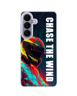 Etui do Samsung Galaxy S26 z MagSafe przeźroczyste, silikonowe Flexi, Bikers, Chase The Wind