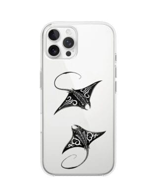 Etui do iPhone 12 Pro Max przeźroczyste, silikonowe Flexi, Summer Patterns, diabeł morski