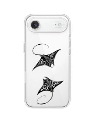 Etui do iPhone Air przeźroczyste, silikonowe Flexi, Summer Patterns, diabeł morski