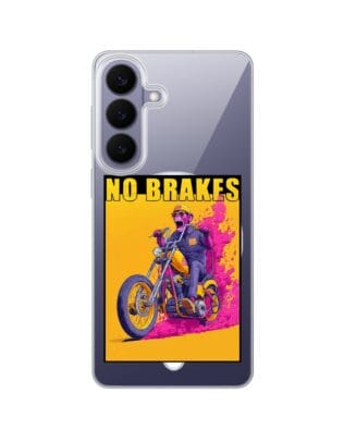 Etui do Samsung Galaxy S26 Plus z MagSafe przeźroczyste, silikonowe Flexi, Bikers, Motocyklem przez świat