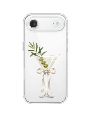 Etui do iPhone Air przeźroczyste, silikonowe Flexi, Paradise, Dry Martini