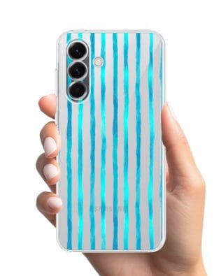 Etui do Samsung Galaxy A57 przeźroczyste, silikonowe Flexi, szept fal