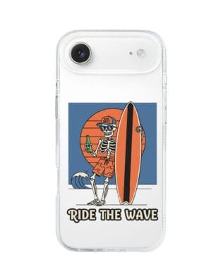 Etui do iPhone Air z MagSafe przeźroczyste, silikonowe Flexi, Summer Patterns, Ride the wave