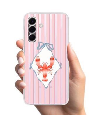 Etui do Samsung Galaxy A57 przeźroczyste, silikonowe Flexi, Homar