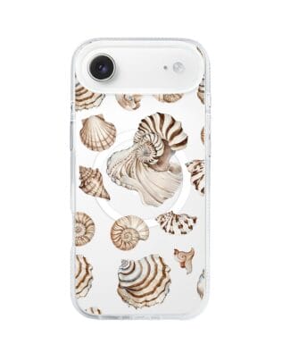 Etui do iPhone Air z MagSafe przeźroczyste, silikonowe Flexi, Summer Patterns, ozdobne muszle