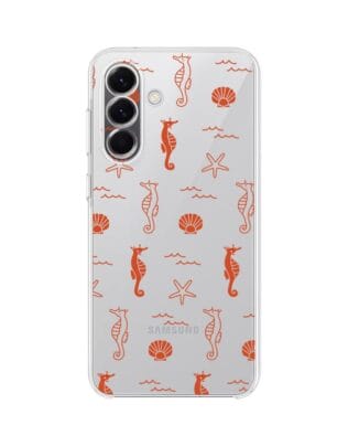 Etui do Samsung Galaxy A57 przeźroczyste, silikonowe Flexi, wakacyjne wzory