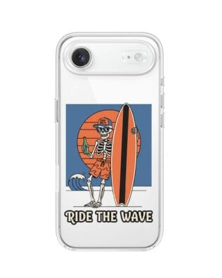 Etui do iPhone Air przeźroczyste, silikonowe Flexi, Summer Patterns, Ride the wave