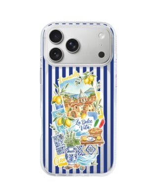 Etui do iPhone 17 Pro z MagSafe przeźroczyste, silikonowe Flexi, Italian Summer, Limoncello